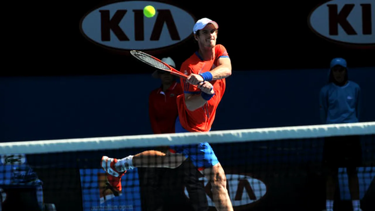 Andy Murray s-a calificat pentru a treia oară consecutiv în semifinale la Australian Open