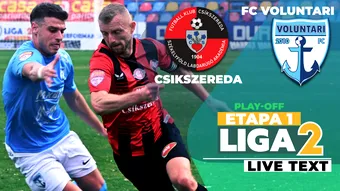 Csikszereda începe play-off-ul cu o victorie și își continuă parcursul perfect de acasă și după vizita Voluntariului