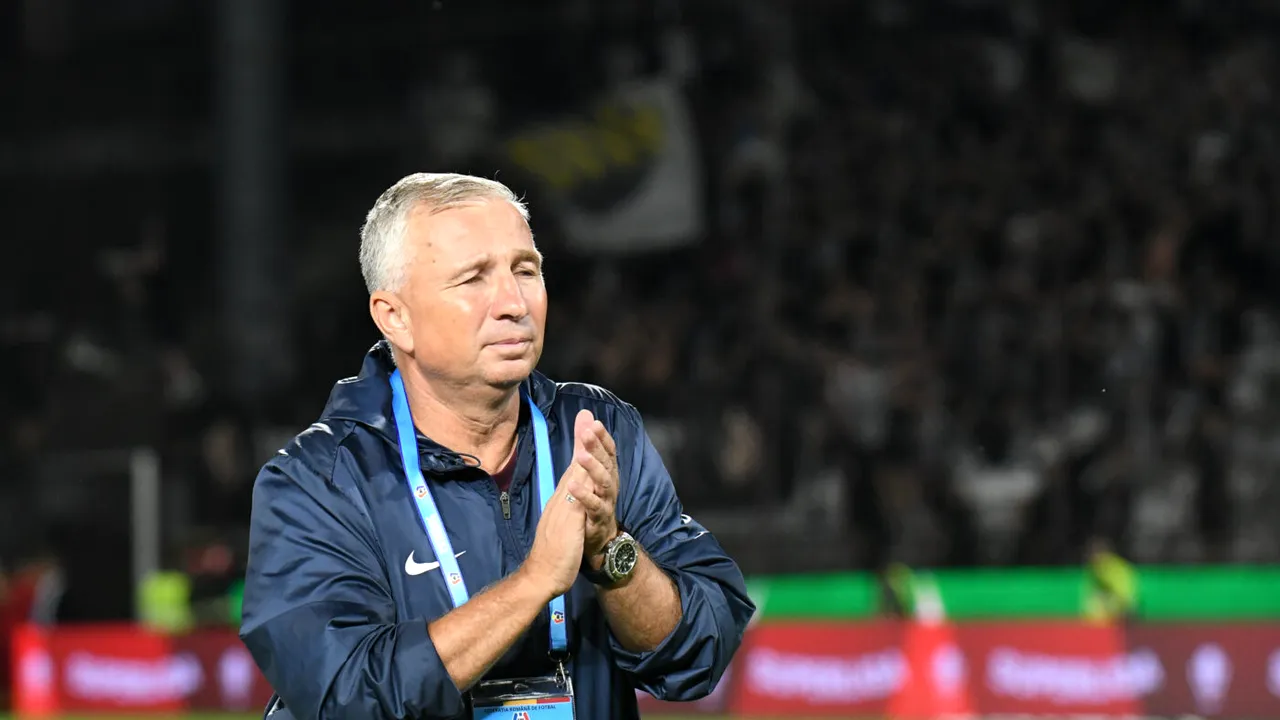 Dan Petrescu, mesaj fără perdea, în direct, pentru Louis Munteanu, după cele două goluri marcate în CFR Cluj - Unirea Slobozia 3-0! Atacantul va avea viață grea cu antrenorul său