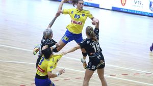 Scor "ireal" în minutul 36 la meciul Corona - Vardar Skopje. Formația brașoveană a ținut în șah campioana Macedoniei la Bucharest Trophy, dar a ratat pe final o victorie care i-a fost la îndemână