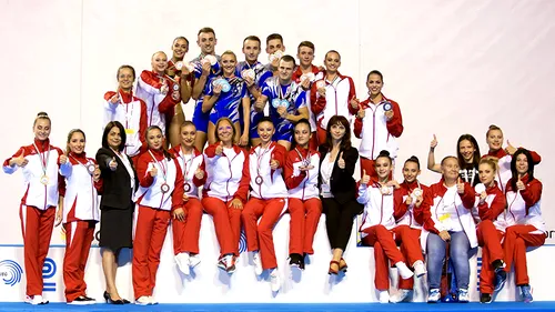 PERFORMANȚĂ‚ | România, campioană europeană la gimnastică aerobică