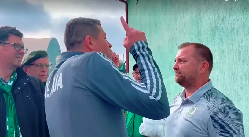 VIDEO | Scandal ca la ușa cortului după meciul dintre CSC Dumbrăvița și Steaua. Din ce cauza le-a sărit ”muștarul” antrenorilor Daniel Oprița și Cosmin Stan