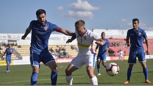 FC Voluntari - FC Botoșani 1-1. Ilfovenii au jucat cu un om în minus în repriza a doua