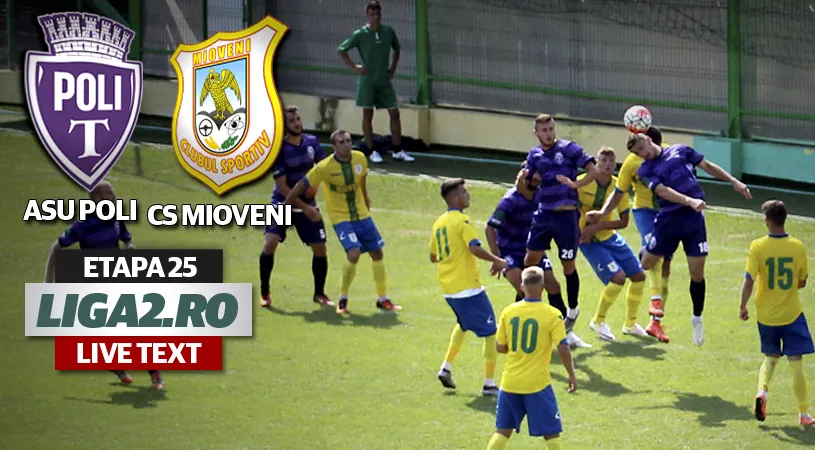CS Mioveni câștigă la Timișoara după un meci alert.** Staicu a ratat șansa să-i arăte galeriei Politehnicii, a echipei adverse, cât de mult o iubește