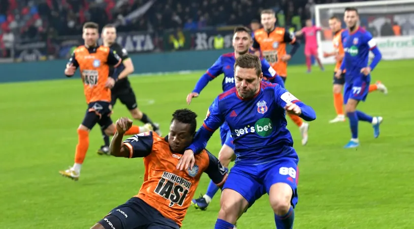 Adi Popa are două goluri în două meciuri pentru Steaua în 2022! Omul jocului cu Poli Iași șochează privind dreptul la promovare: ”Orice se poate schimba, suntem în România”