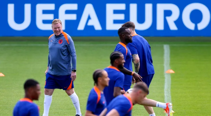 Veste proastă pentru Edi Iordănescu înainte de România - Olanda! Ce s-a întâmplat la antrenamentul lui Ronald Koeman