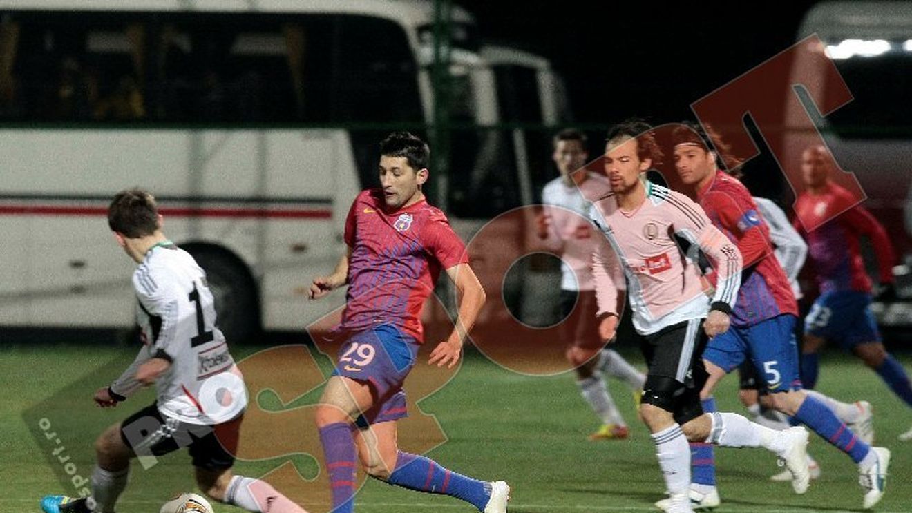 Brandan și Costea au reușit o fază superbă în ultimul Steaua - Legia. Roș-albaștrii s-au impus în 2012, într-un amical. VIDEO