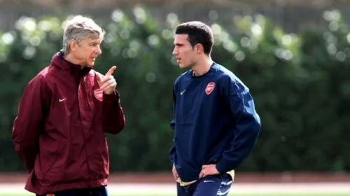 Răsturnare de situație: Wenger „l-a dat afară” pe Van Persie!** Ce s-a întâmplat în vestiarul lui Arsenal după ce olandezul a devenit gogheterul Angliei