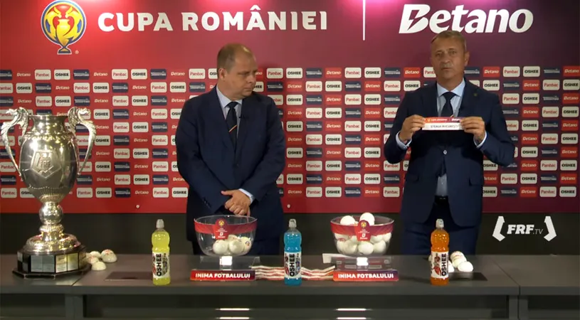 Meciurile din Play-off-ul Cupei României, ediția 2025/26. Steaua - UTA, Poli Iași - Petrolul, Corvinul - Farul sau Poli Timișoara - CS Dinamo, printre cele mai tari dueluri