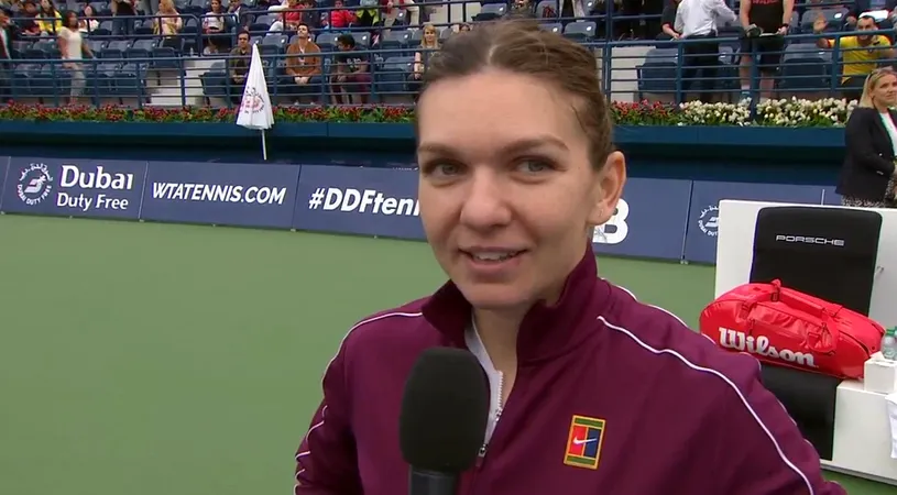 Simona Halep și discursul unei învingătoare: 