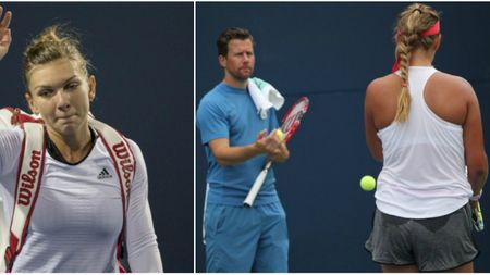 Titlul Simonei Halep, vânat de fostul antrenor al româncei! Wim Fissette a dus-o pe Vika Azarenka în finala de la Indian Wells