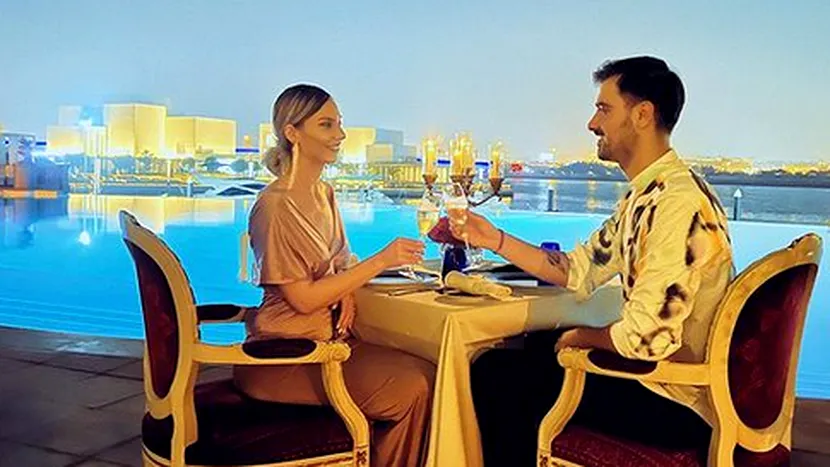 Foto / Fostul concurent de la „Vocea României”, Liviu Teodorescu, și soția sa, lună de miere în Dubai. Momente romantice, împărtășite de cuplu