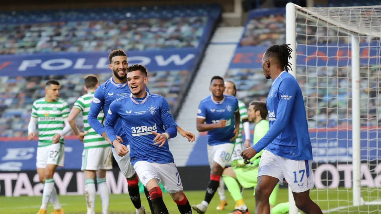 Rangers - Celtic 1-0. Ianis Hagi, la un pas de titlu în Scoția după încă o victorie mare! A fost aproape de gol: „A avut un impact imediat” | VIDEO