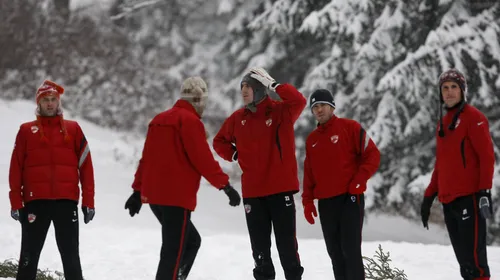 FOTO** Dinamo se antrenează la temperaturi de -10 grade! Kone a sosit în Poiană!