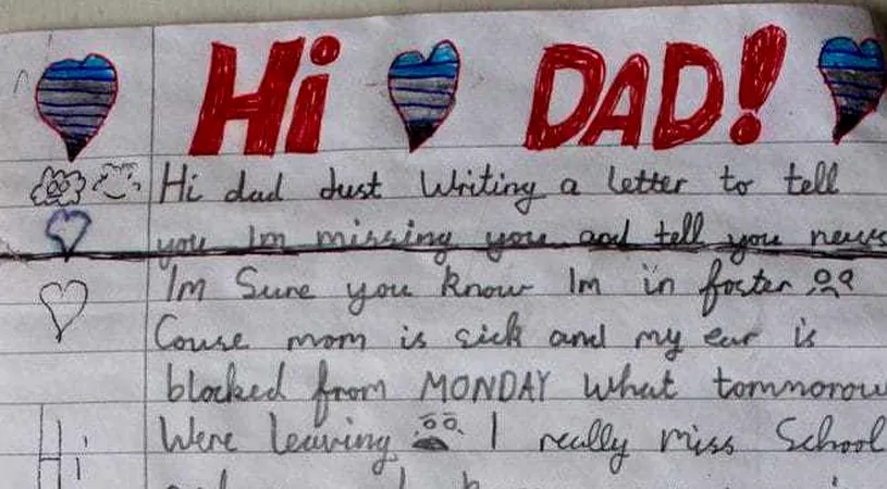 Scrisoarea impresionantă de Crăciun a unui puști pentru tatăl său mort, găsită pe un câmp, legată de un balon. Campanie pentru găsirea copilului care iubește fotbalul. Ce cadouri își dorește