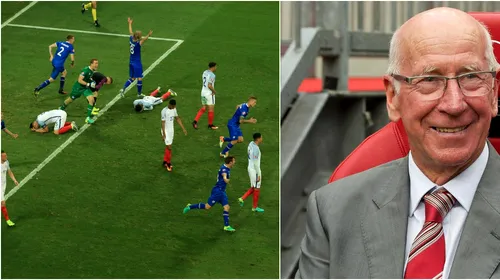 Cea mai tare glumă după Anglia – Islanda 1-2! Bobby Charlton, întrebat dacă echipa Angliei din ’66 ar fi câștigat. Răspunsul e MEMORABIL :)