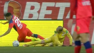 Penalty-ul din FCSB - CS Mioveni, contestat vehement în direct la TV: „E o mișcare naturală. Spun clar că nu e”