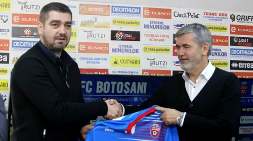 OFICIAL | FC Botoșani are un nou antrenor! Prima reacție: „Am venit foarte motivat. Am acceptat imediat și sunt bucuros că mă reîntorc în Liga 1”