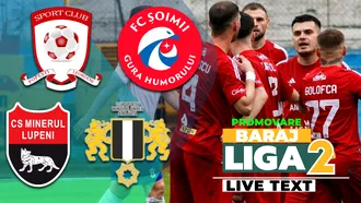 Semifinale baraj promovare în Liga 2 | SC Popeşti Leordeni și Unirea Alba Iulia au înscris de câte trei ori și vor juca finala. Şoimii Gura Humorului și Minerul Lupeni pierd și rămân în Liga 3