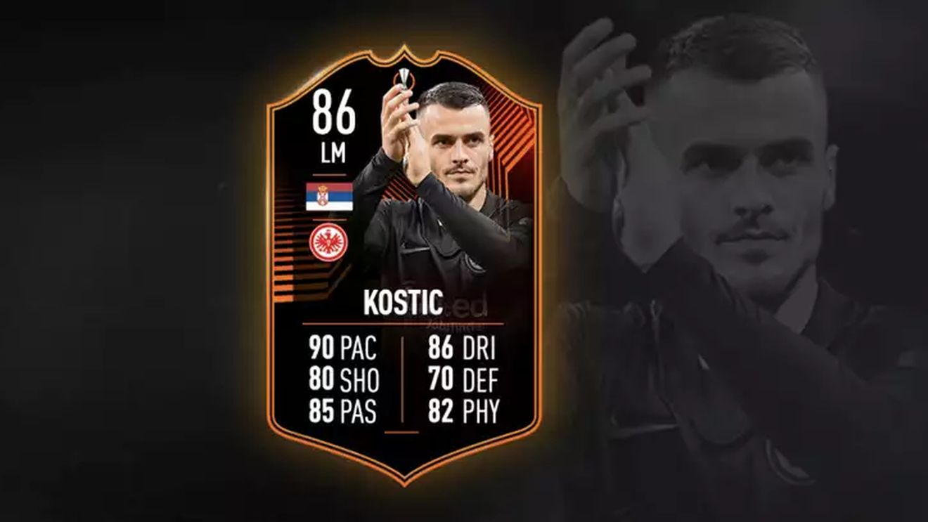Filip Kostic în FIFA 22. Cerințe SBC și recenzia completă a cardului