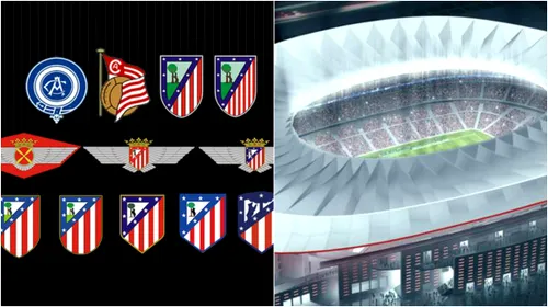 Atletico Madrid intră într-o nouă ERĂ‚! FOTO & VIDEO | Emblemă și stadion noi pentru echipa lui Simeone. Cum va arăta noul logo și unde se mută finalista Champions League