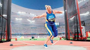 Nicoleta Grasu s-a impus în concursul de aruncarea discului din cadrul "Internaționalelor" 