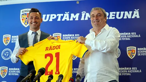 Mirel Rădoi, selecționer la naționala de tineret, dar și jucător în Liga 1 la minifotbal
