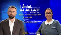 „Ai Aflat! cu Ionuț Cristache” începe miercuri, 11 martie, de la ora 15.00, live pe Gândul. Invitată: Ioana Constantin-Bercean