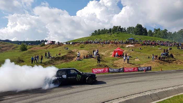 Călin Ciortan a dominat calificările etapei de drift de pe Transalpina
