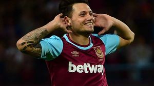 De la extaz la agonie! Zarate a înscris pentru West Ham contra Astrei, dar nu s-a putut bucura pe deplin: "Toți am fost supărați după meci"