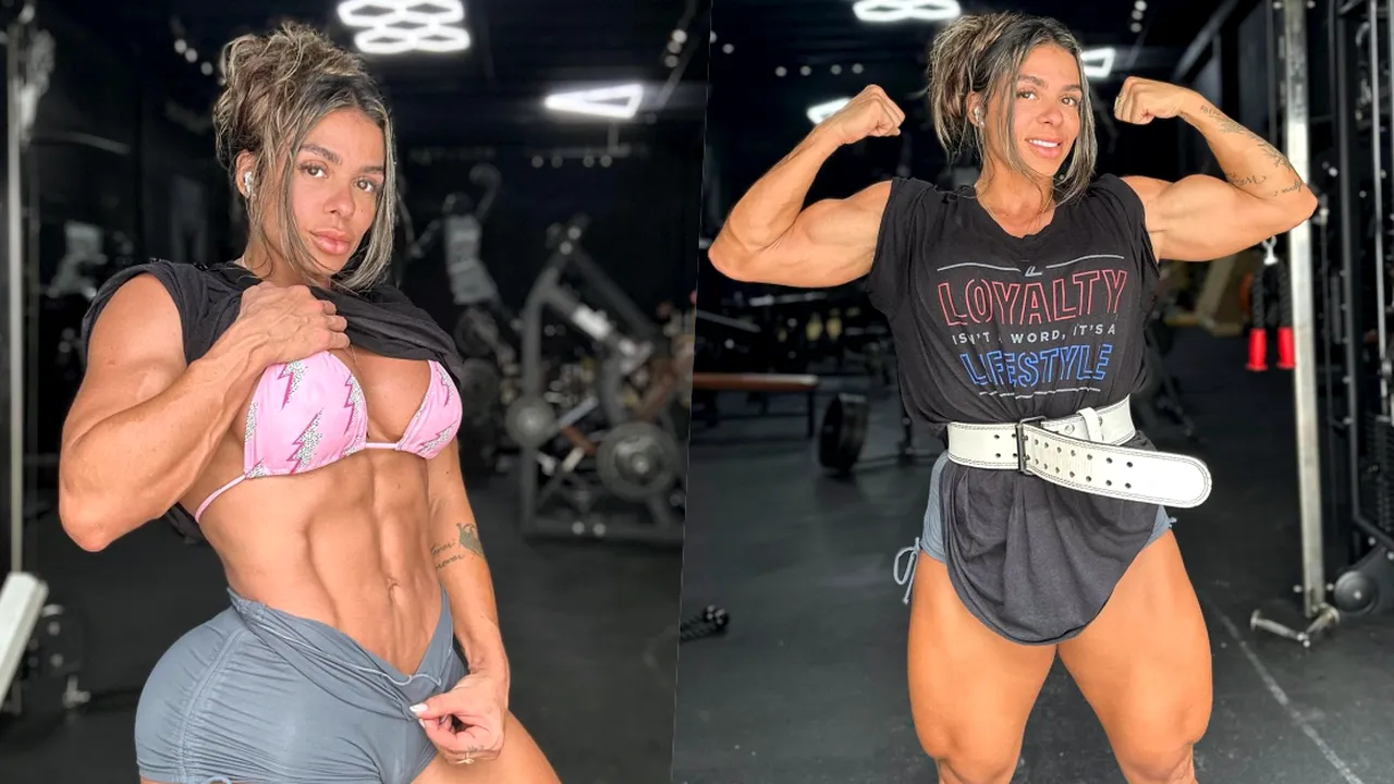 Ea este femeia Hulk din viața reală! Rapha Araujo, o braziliancă de 37 de ani, atrage toate privirile. De ce a ajuns să mănânce șapte mese pe zi | GALERIE FOTO