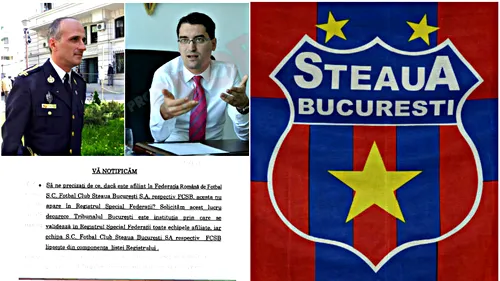 INEVITABIL | CSA Steaua somează FRF: Burleanu are 30 de zile să răspundă de ce FCSB joacă în Liga 1 deși nu e afiliată, iar el a semnat doi ani acte fără să fie validat de instanță. Urmează procesul pentru nerespectarea hotărârilor judecătorești