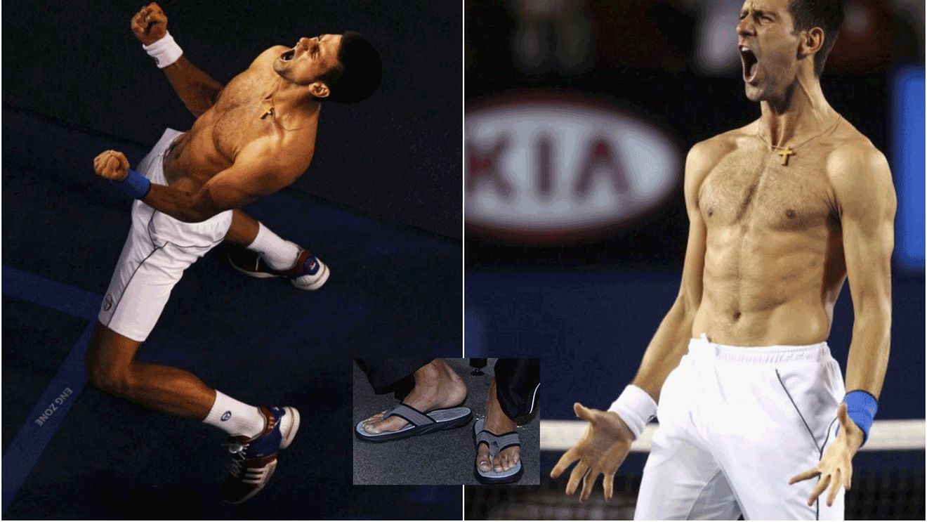 FOTO COPLEȘITOR | O imagine care a făcut înconjurul lumii. Cum arătau picioarele lui Djokovic după o finală de 6 ore la Melbourne