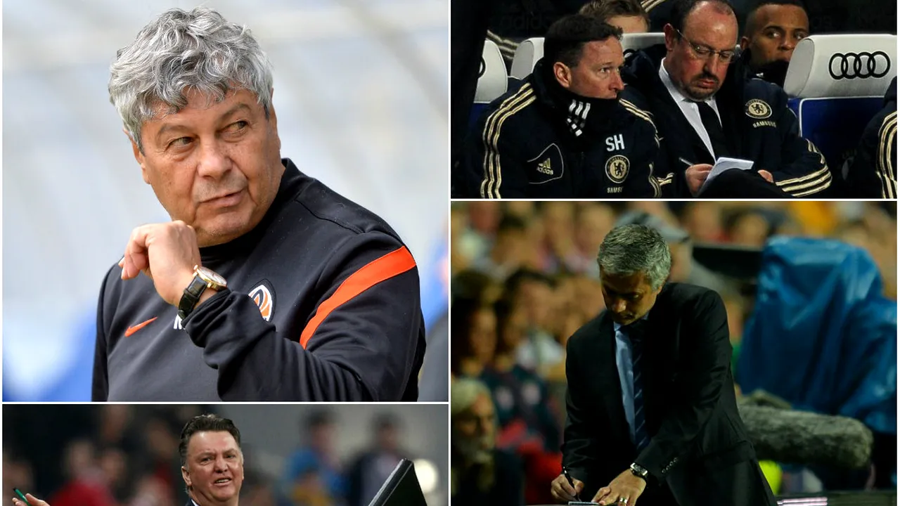 Lucescu îi înțeapă pe Mourinho, Benitez și Van Gaal: 