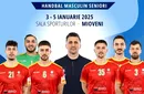 Începe vineri! Cine transmite la TV Trofeul Carpați la handbal masculin. Programul meciurilor de la Mioveni. VIDEO