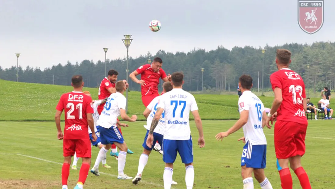 VIDEO | CS Comunal Șelimbăr a pierdut primul amical din Turcia, cu rușii de la FK Orenburg. Vișa, gafă mare la unul dintre goluri