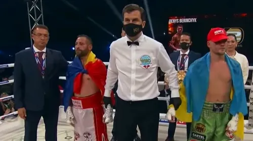 Viorel Simion, KO tehnic în runda 7 la Kiev! Rudel Obreja a cerut oprirea disputei după ce românul a fost numărat în două rânduri | VIDEO