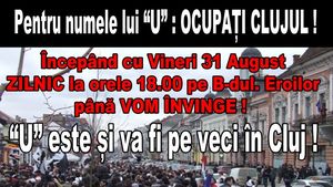 Se anunță o săptămână NEBUNĂ‚ la Cluj** Suporterii lui "U" vor protesta zilnic