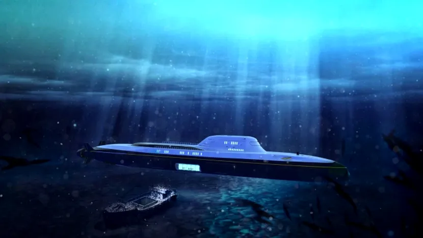 Cum arată submarinul de lux cu piscină și elicopter. Nava poate transporta 80 de oaspeți. Un submarin privat va fi cea mai scumpă și exclusivistă achiziție pe care un miliardar o poate deține