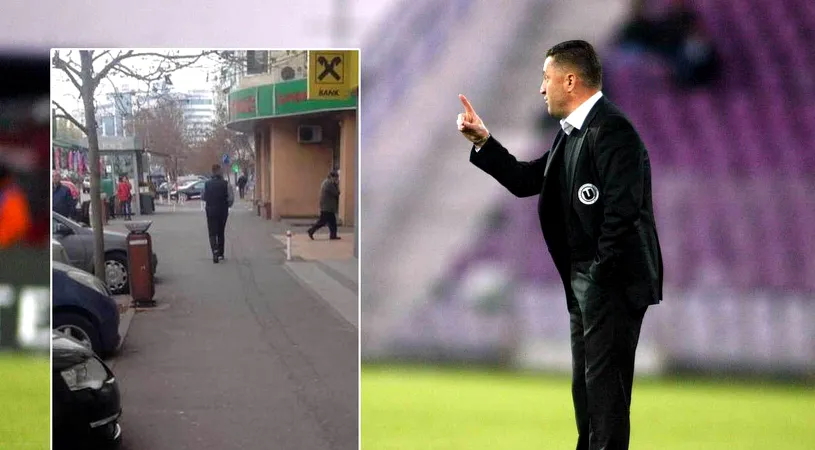 DOVADĂ‚ FOTO | Comedie cu un antrenor surprins în timp ce ieșea dintr-o casă de pariuri din București. Cum a scăpat de urmărirea reporterului ProSport, cât și ce a pariat 