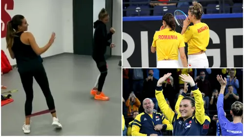 Gabriela Ruse și Jaqueline Cristian dansează la fel de bine cum joacă tenis! Româncele s-au dezlănțuit pe melodia care a cucerit trendingul după ce au învins Ungaria | VIDEO
