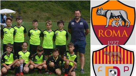 SPECIAL | AS Roma există și în România! Un club de copii din Timișoara poartă numele marii echipe italiene. "Am tatuată stema clubului pe braț"