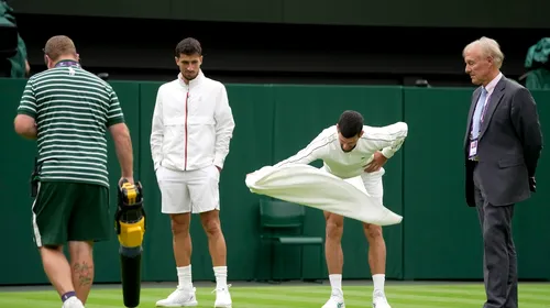 Novak Djokovic, omul bun la toate la Wimbledon! Ce gest a putut face sârbul în timpul meciului din primul tur | VIDEO