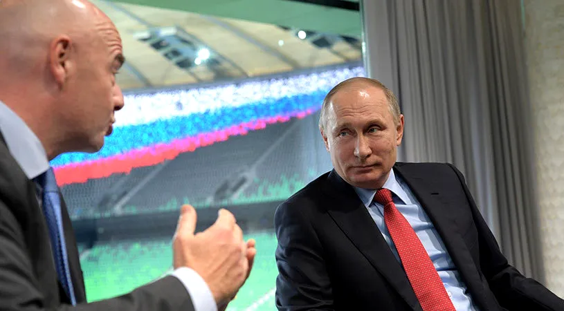 FIFA amenință Rusia înaintea Cupei Mondiale din 2018! Scandalul e pe cale să fie declanșat. Sancțiuni fără precedent