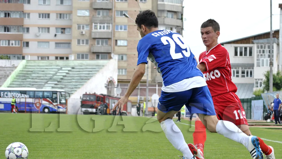 FC Botoșani și-a pierdut pentru un an cel mai bun junior** într-un meci în care testa jucătorii veniți în probe