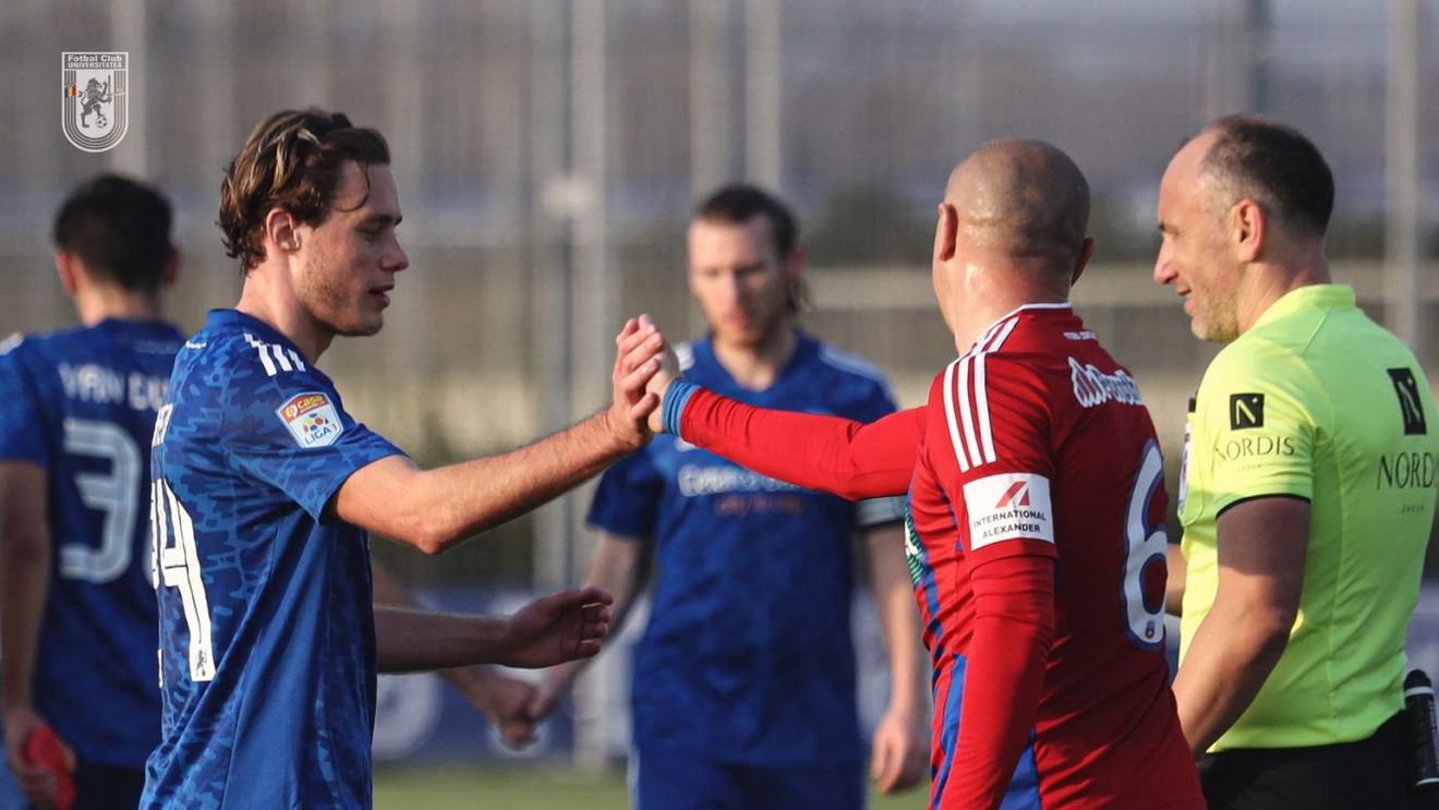 FC U Craiova 1948, umilită de CSA Steaua! „Militarii” lui Daniel Oprița au făcut instrucție cu oltenii lui Adrian Mititelu