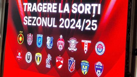 Programul complet al sezonului 2024 - 2025 din Superliga României, prezentat de LPF! CFR Cluj - Dinamo și FCSB - U Cluj, în prima etapă. Derby-ul Dinamo - FCSB, în etapa 13