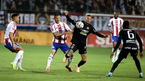 Oțelul Galați – FC Hermannstadt 1-2, în etapa 7 a play-out-ului din Superliga. Echipa sibiană urcă pe primul loc