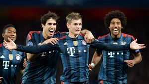 Kroos control. Cifrele lui Bayern au umilit-o pe Arsenal. Trupa lui Guardiola e ca și calificată în sferturi, după 2-0 în Anglia