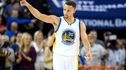 Golden State Warriors, la un pas de istorie! Stephen Curry și compania pot doborî  un record deținut de marea echipă a lui Chicago Bulls